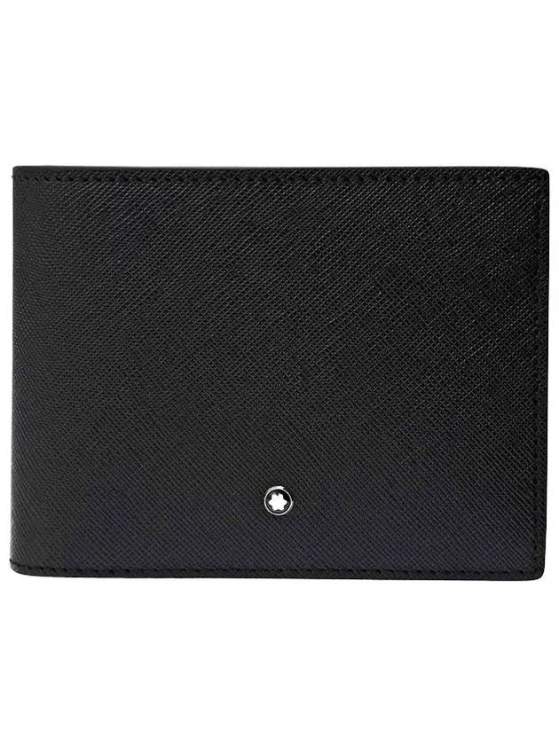 Sartorial 2 View Pocket Half Wallet Black - MONTBLANC - BALAAN.