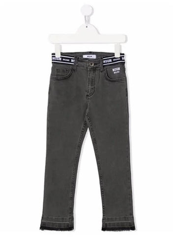 Kids Women Logo Band Skinny Jeans MS027742 127 - MSGM - BALAAN 1