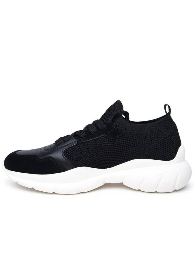 Stuart Weitzman Black Fabric Sneakers - STUART WEITZMAN - BALAAN 3