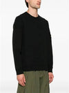 Brushed Organic Cotton Fleece Sweatshirt Black - STONE ISLAND - BALAAN 10