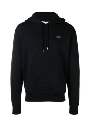 Color Logo Hoodie Black - AMI - BALAAN 1