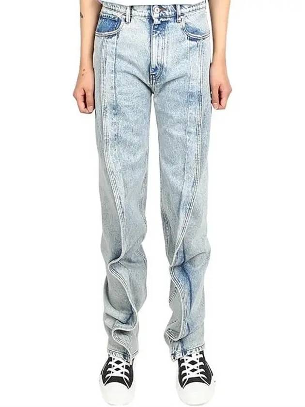 WJEAN38 S23 ICE BLUE Banana Denim Jeans - Y/PROJECT - BALAAN 1