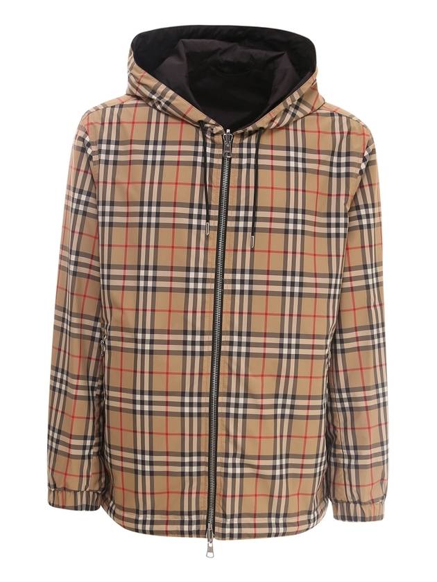 Reversible Vintage Check Hooded Jacket Archive Beige - BURBERRY - BALAAN 2