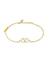 Valentino 5Y2J0N40 MET CS4 J0N40 Garavani V logo bracelet - RED VALENTINO - BALAAN 2