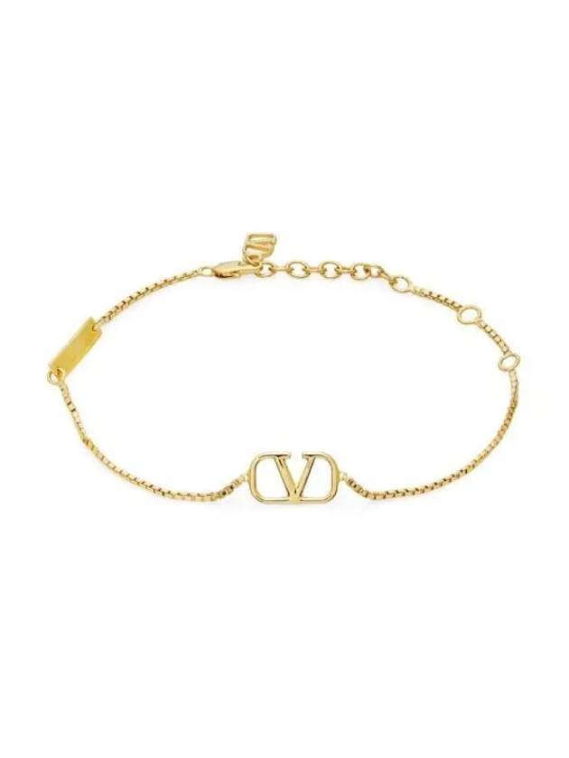 Valentino 5Y2J0N40 MET CS4 J0N40 Garavani V logo bracelet - RED VALENTINO - BALAAN 2