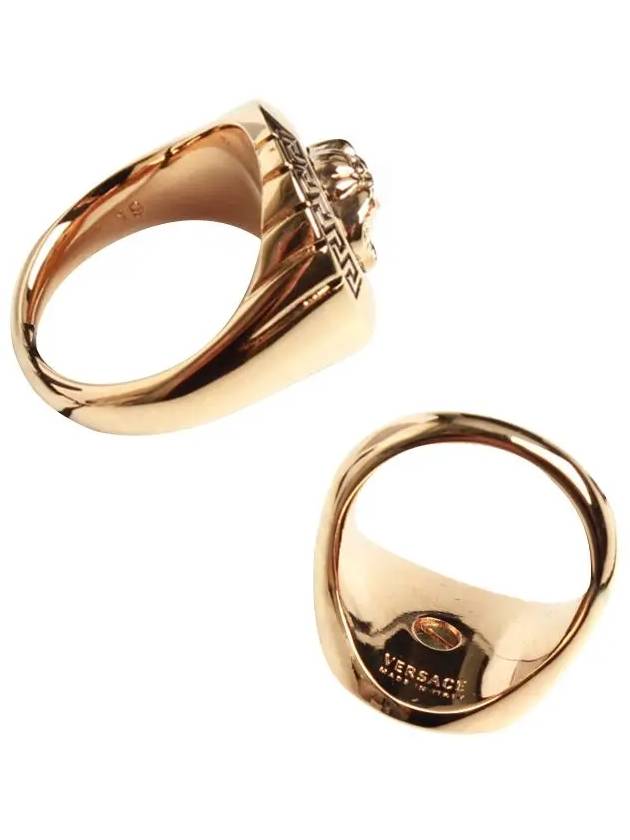 Men's Medusa Logo Ring Gold - VERSACE - BALAAN 5