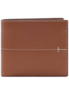 Center Stitch Half Wallet Brown - TOD'S - BALAAN 2