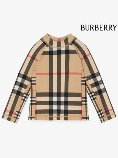 Kids Contrast Check Stretch Rad Vest 8061981 4Y 6Y - BURBERRY - BALAAN 2