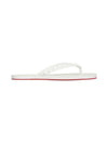 Ruby Rubber Flip Flops White - CHRISTIAN LOUBOUTIN - BALAAN.