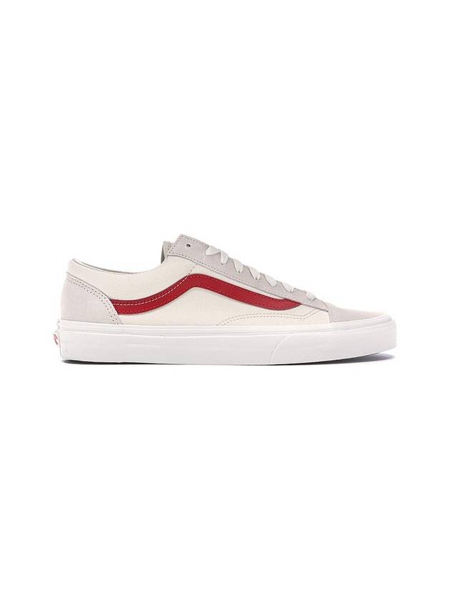 Old Skool Style 36 Low Top Sneakers White Red - VANS - BALAAN 1