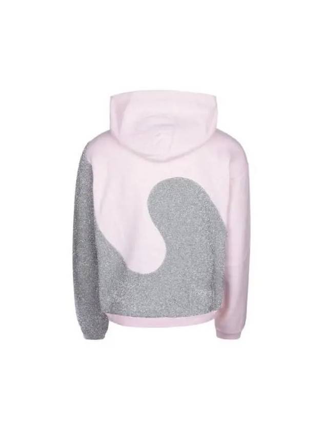 Cotton Jersey Hoodie Pink Heather - DIOR - BALAAN 3