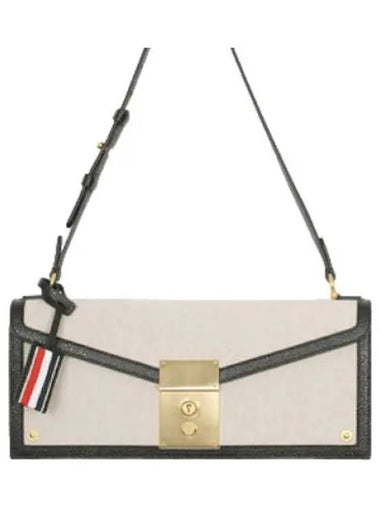 RWB tab canvas shoulder bag - THOM BROWNE - BALAAN 1