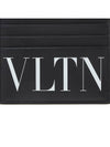 VLTN Logo Card Wallet Black - VALENTINO - BALAAN.