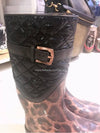 Women's Leopard Belted Rain Boots C08110 A9Z97 - DOLCE&GABBANA - BALAAN 3