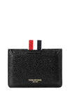 Pebble Grain Leather Mirror Case Black - THOM BROWNE - BALAAN 2