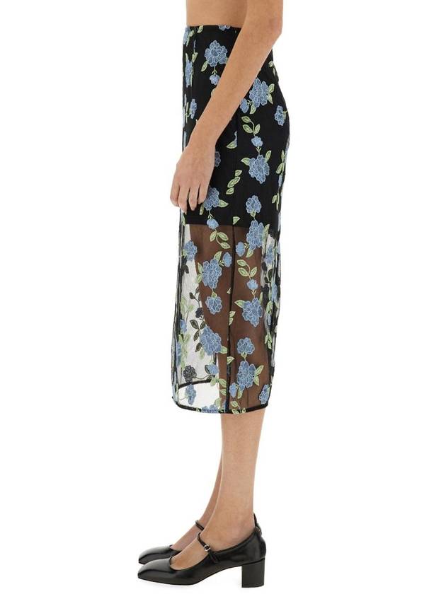 Rotate Birger Christensen Mesh Pencil Skirt - ROTATE - BALAAN 4