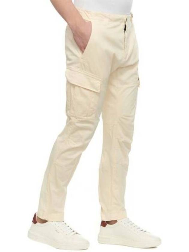 Stretch Sateen Ergonomic Lens Utility Straight Pants Beige - CP COMPANY - BALAAN 3