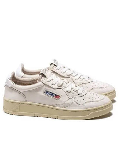 Medalist Goatskin Low Top Sneakers White - AUTRY - BALAAN 2