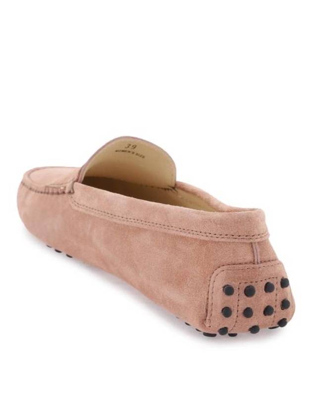 Gommino Suede Driving Shoes Pink - TOD'S - BALAAN 4