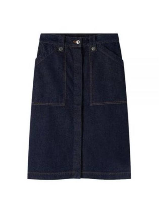 Jupe Annie Denim A-Line Skirt Indigo - A.P.C. - BALAAN 2