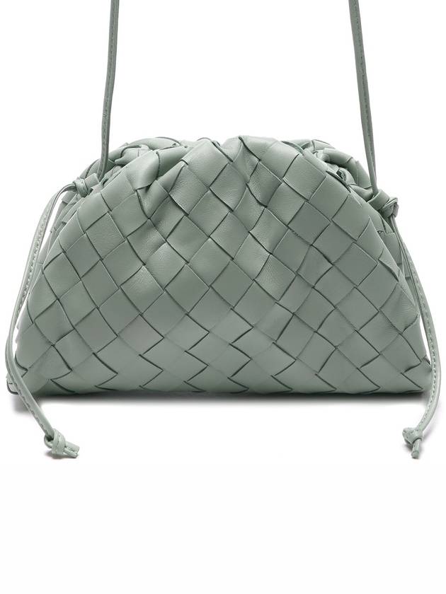 Intrecciato Mini Pouch Bag Grey - BOTTEGA VENETA - BALAAN 3