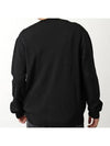 Heart Logo Merino Wool Cardigan Black - AMI - BALAAN 5