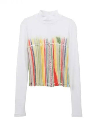 Color printed cotton long sleeve top 270254 - ECKHAUS LATTA - BALAAN 1