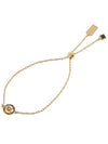 Signature Crystal Slider Bracelet Gold - COACH - BALAAN 9