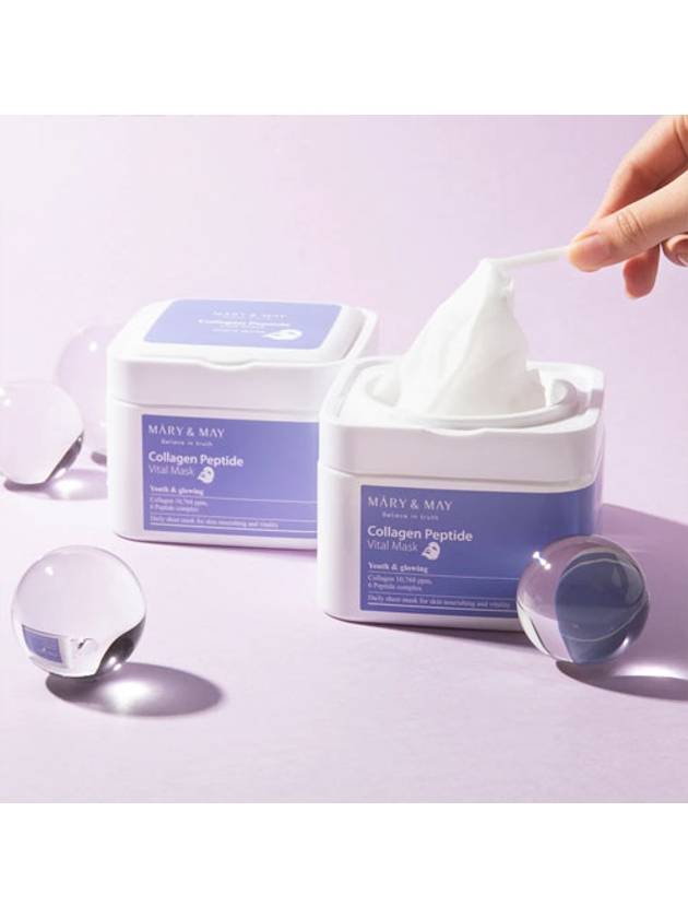 [Mary&May] Collagen Peptide Vital Mask (30ea) - MARY&MAY - BALAAN 2