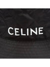 Logo Quilting Nylon Bucket Hat Black - CELINE - BALAAN 5