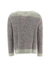 Color block cotton alpaca knit 8033ELAW23E EUCALYPTUS - ECKHAUS LATTA - BALAAN 2