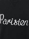 Parisian Classic Sweatshirt Black - MAISON KITSUNE - BALAAN.