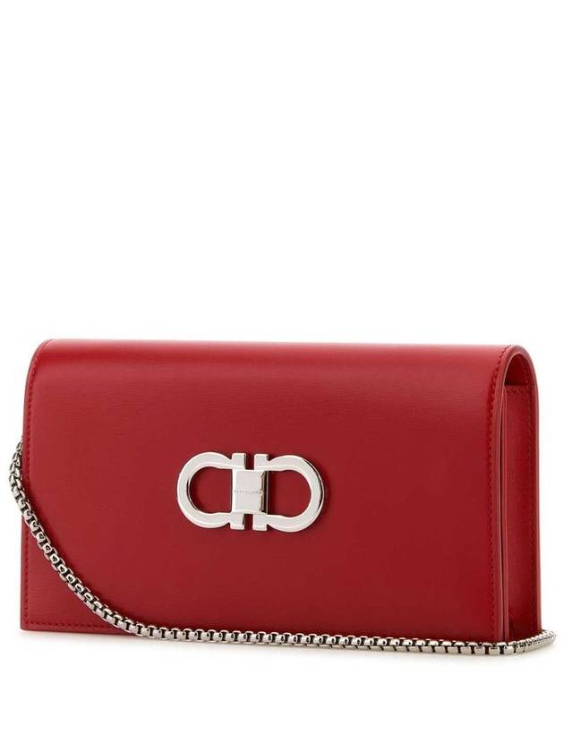 Salvatore Shoulder Bag 218357 771685 003 Red - SALVATORE FERRAGAMO - BALAAN 3