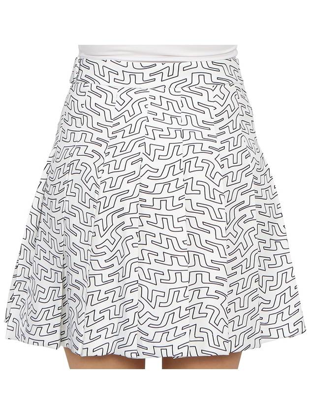 Women's Adina Print Skirt White - J.LINDEBERG - BALAAN 8