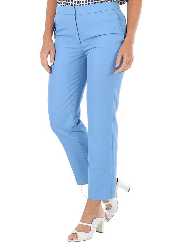 Burberry Ladies Emma Tailored Trousers in Topaz Blue, Brand Size 8 (US Size 6) - BURBERRY - BALAAN 2