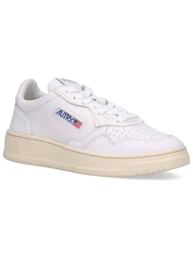 Medalist Goatskin Low Top Sneakers White - AUTRY - BALAAN 3