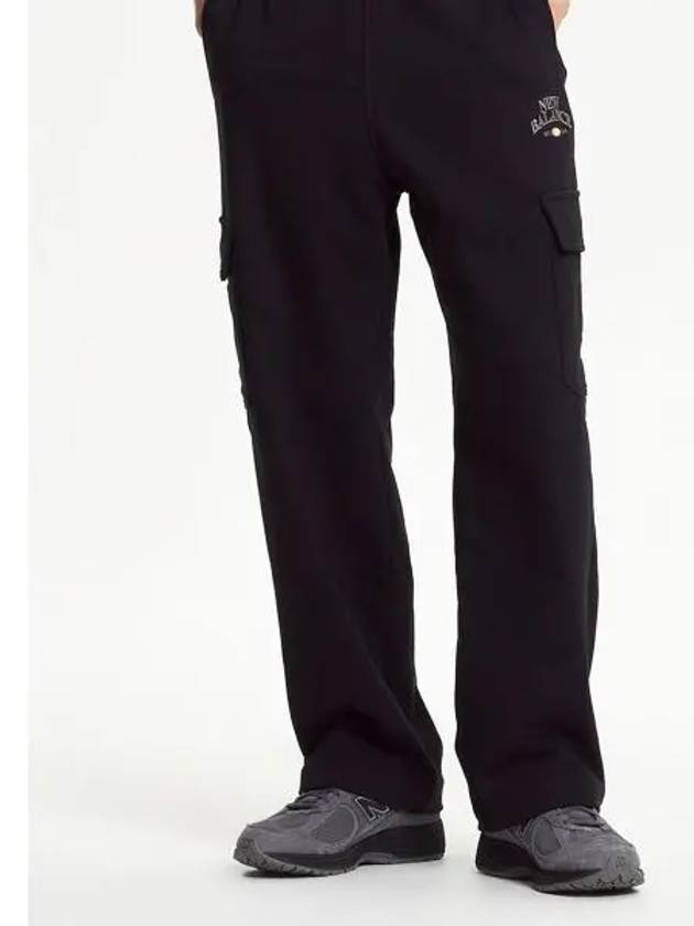 NBMLE42823 UNI bridge graphic wide cargo pants BLACK - NEW BALANCE - BALAAN 1