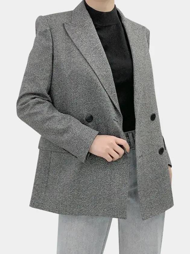 Lavagna Blazer Jacket Grey - MAX MARA - BALAAN 3