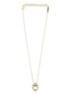 Gancini Pendant Necklace Gold - SALVATORE FERRAGAMO - BALAAN 3