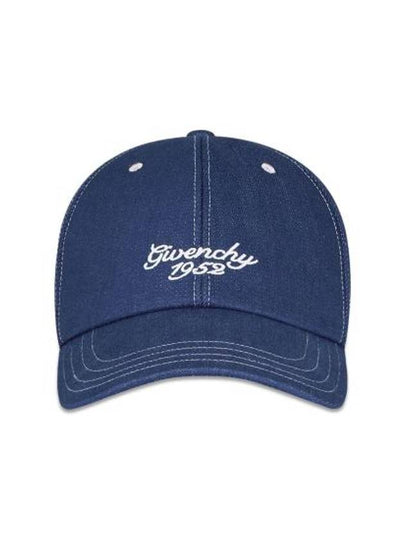 1952 Embroidered Denim Ball Cap Blue - GIVENCHY - BALAAN 2