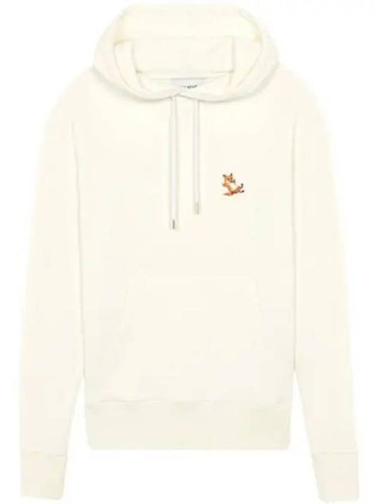 Chillax Fox Patch Classic Hoodie Ecru - MAISON KITSUNE - BALAAN 2