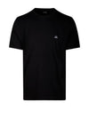 30/1 Jersey Logo Short Sleeve T-Shirt Black - CP COMPANY - BALAAN 1