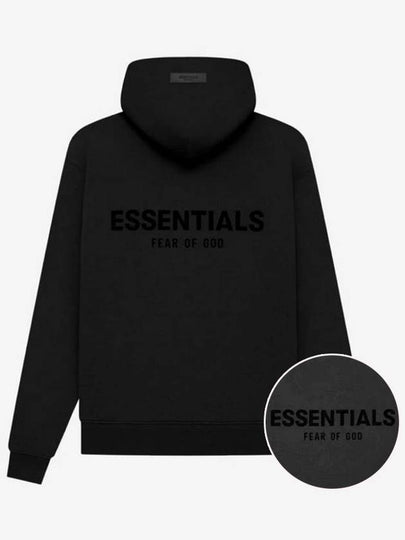 Men's Logo Pullover Hoodie Black - FEAR OF GOD ESSENTIALS - BALAAN 2