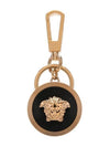 Medusa Face Keyring Gold Black - VERSACE - BALAAN 1