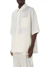 Double Pocket Short Sleeve Ivory - LEMAIRE - BALAAN 5