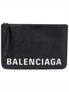 Logo Strap Clutch Bag Black - BALENCIAGA - BALAAN 2