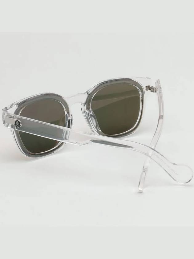 Sunglasses ML0086 26U mirror transparent hornrimmed flat - MONCLER - BALAAN 4