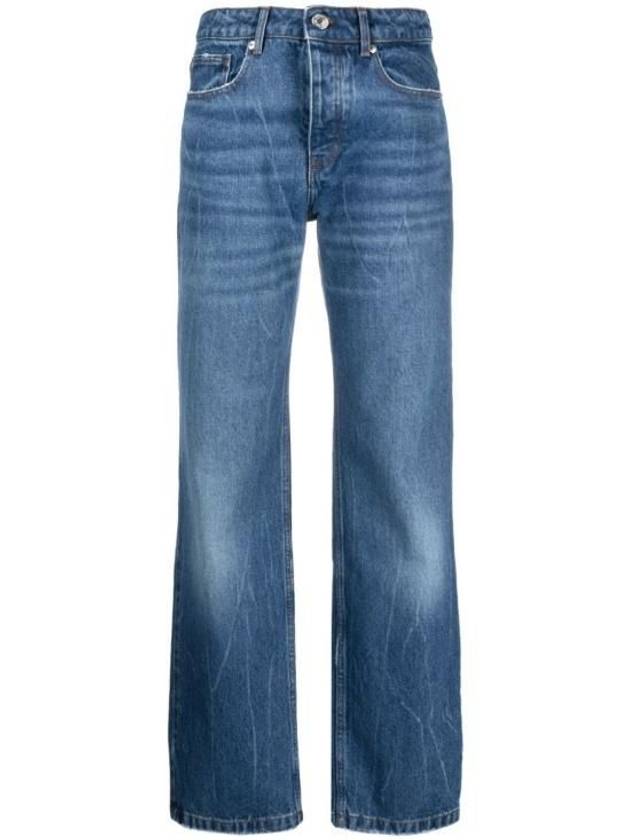 Classic Fit Denim Straight Jeans Blue - AMI - BALAAN 2