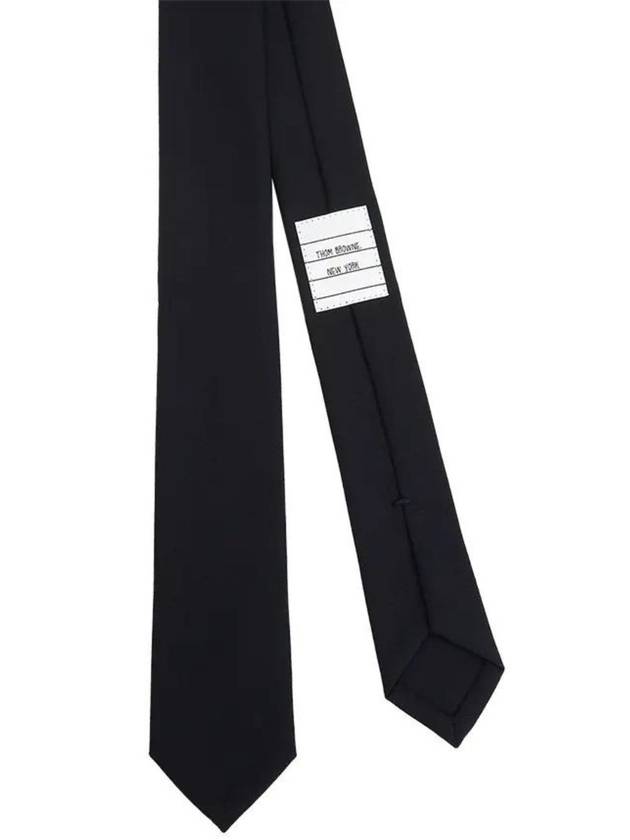 Super 120S Twill Tie Navy - THOM BROWNE - BALAAN 2