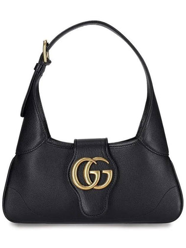 Aphrodite Small Leather Shoulder Bag Black - GUCCI - BALAAN 1